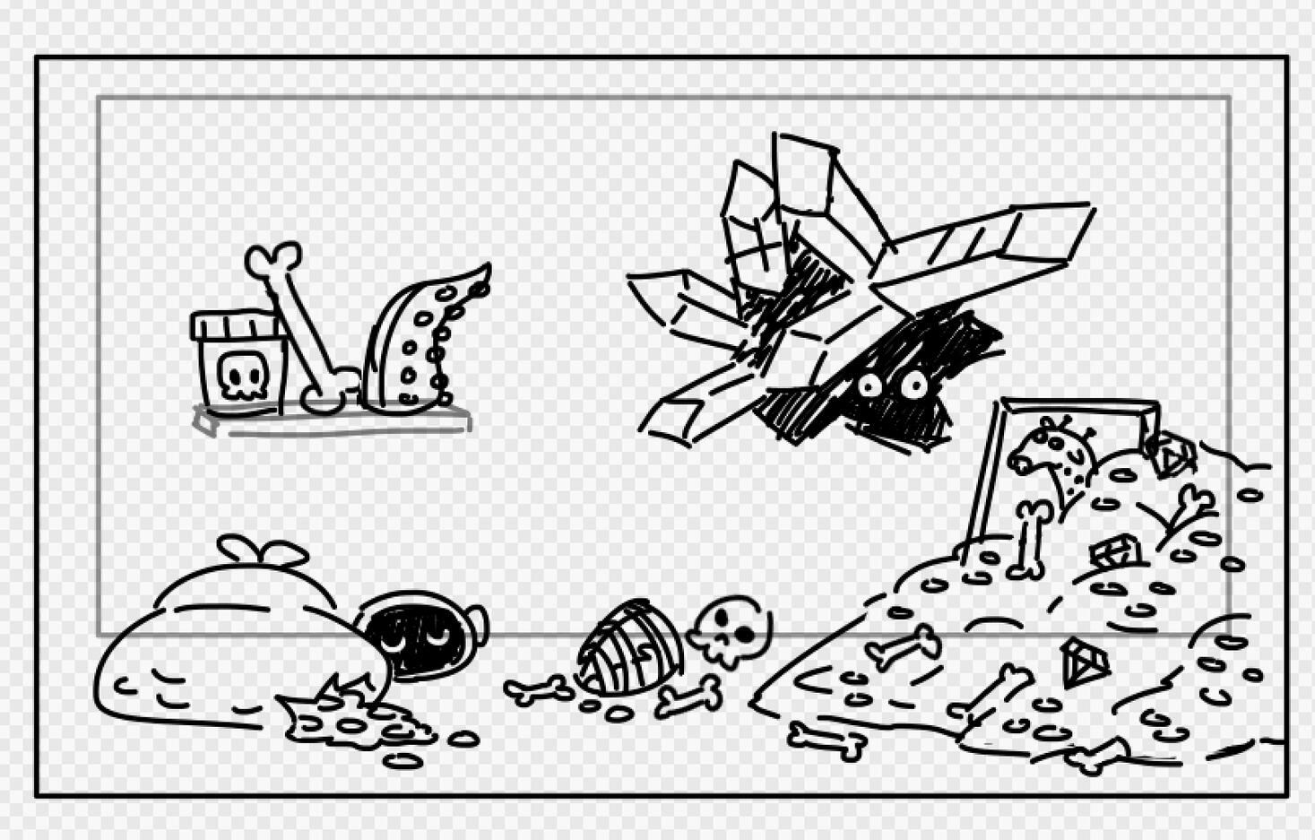 Scrapped Treasure Room Concept