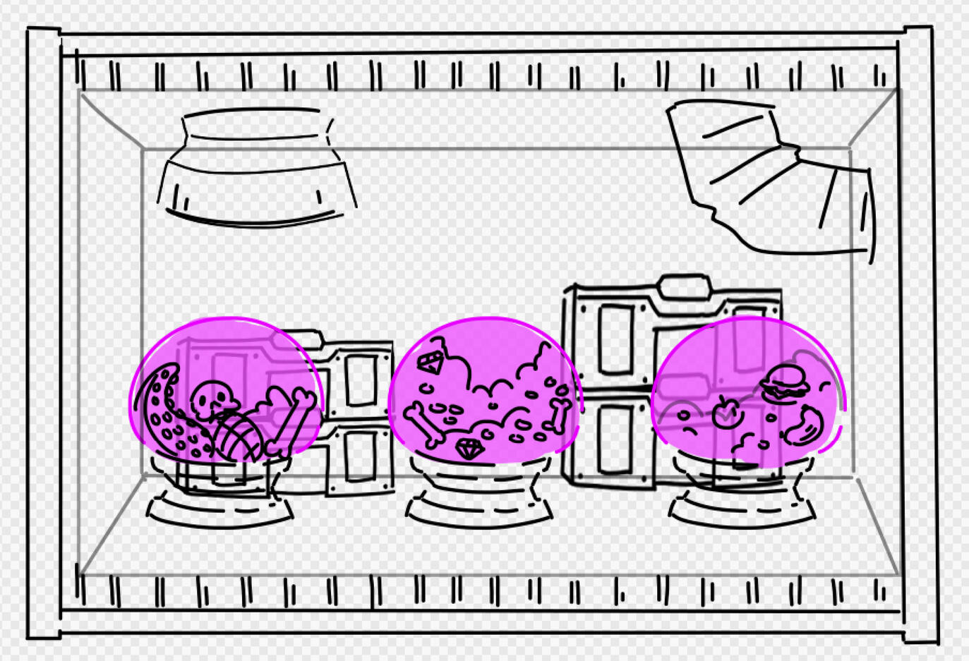 Scrapped Treasure Room Concept